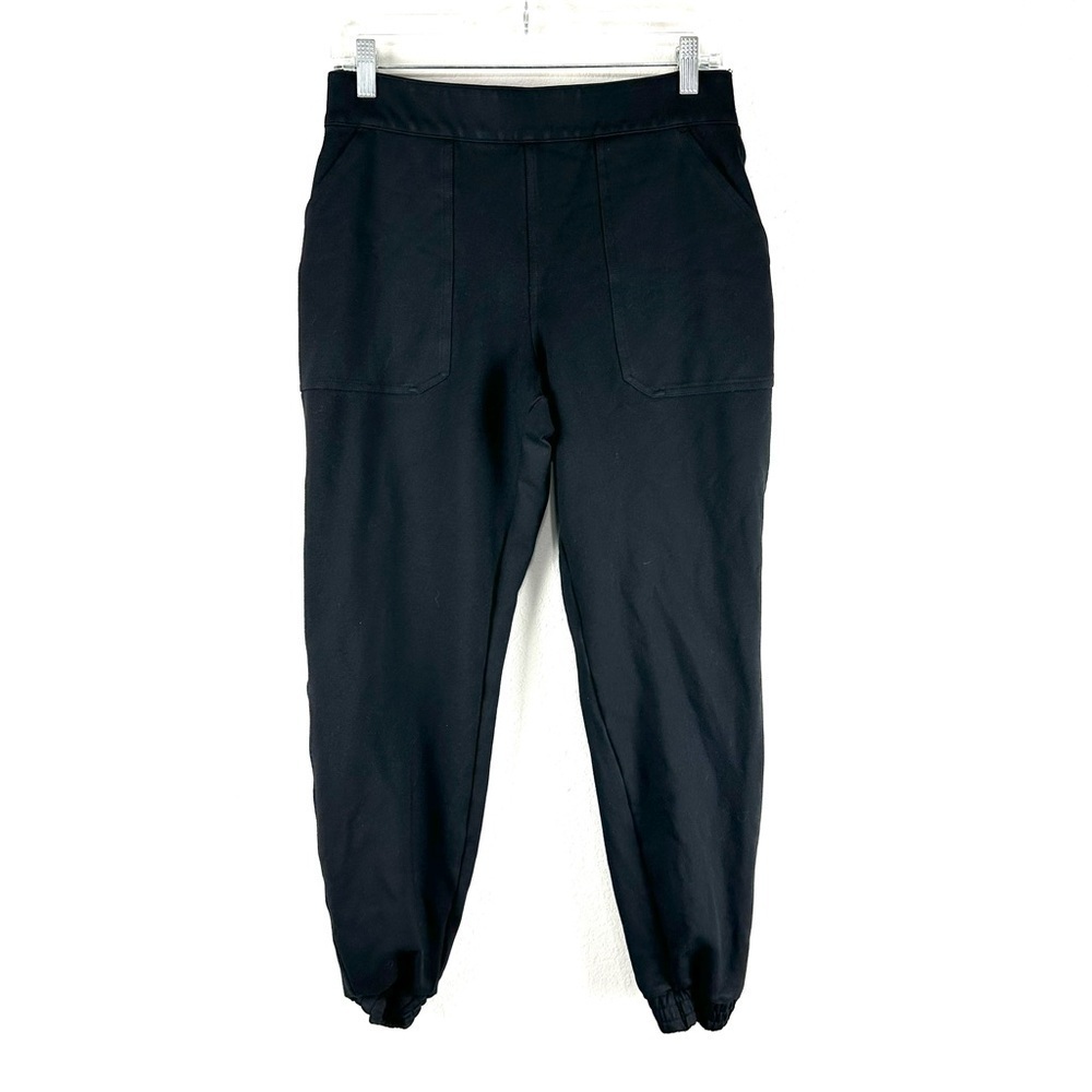 Spanx Black Pull On The Perfect Pant Ankle Joggers Size Large